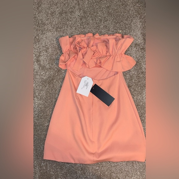 coral mini dress - Picture 2 of 2